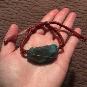 Blue stone bracelet
